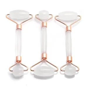 Clear Quartz Crystal Face Roller