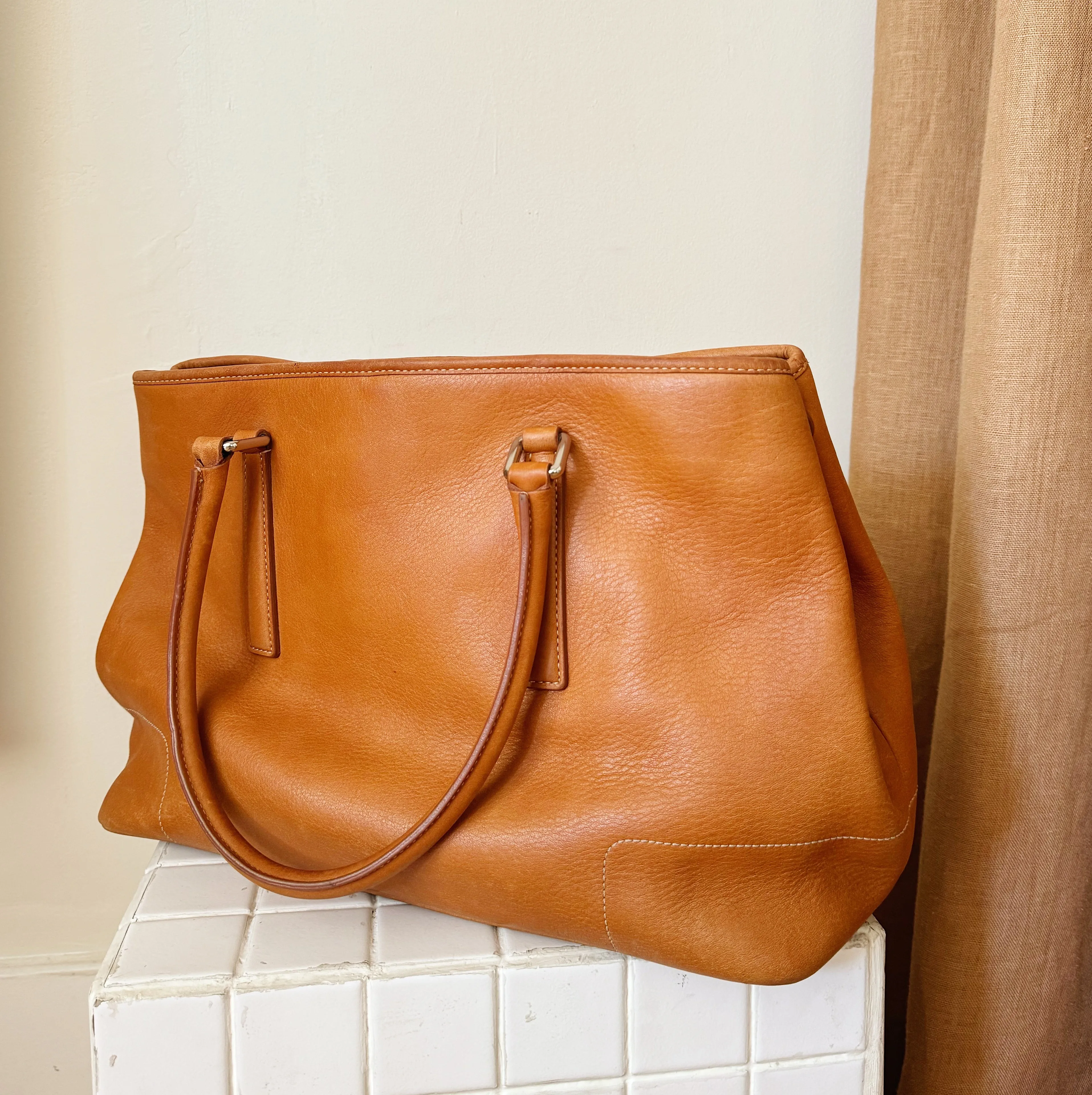 Coach Classic Leather Handbag *on hold*