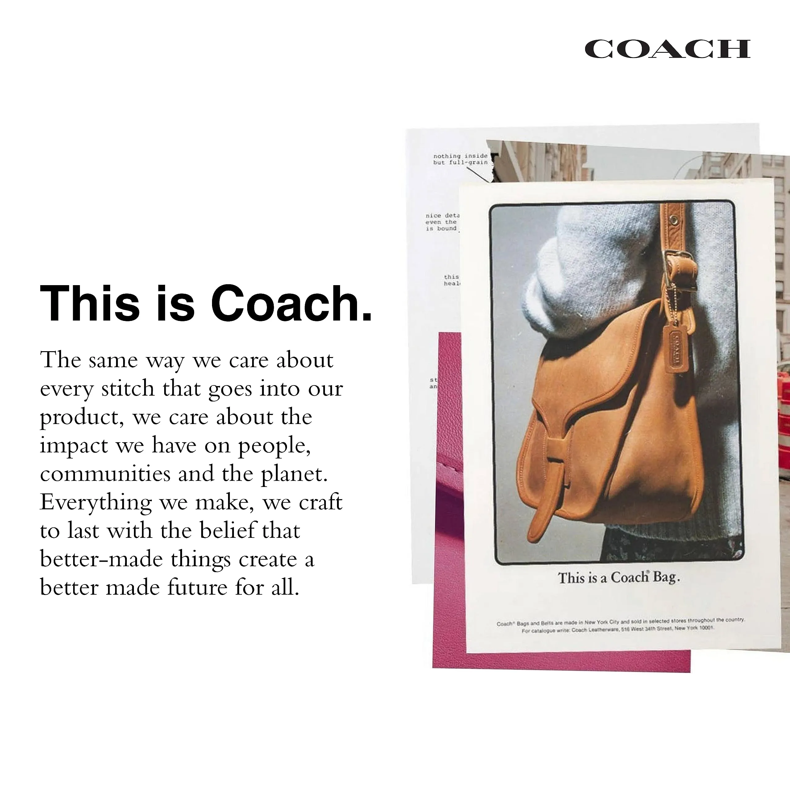 Coach Leather Willow Shoulder Bag, Chalk