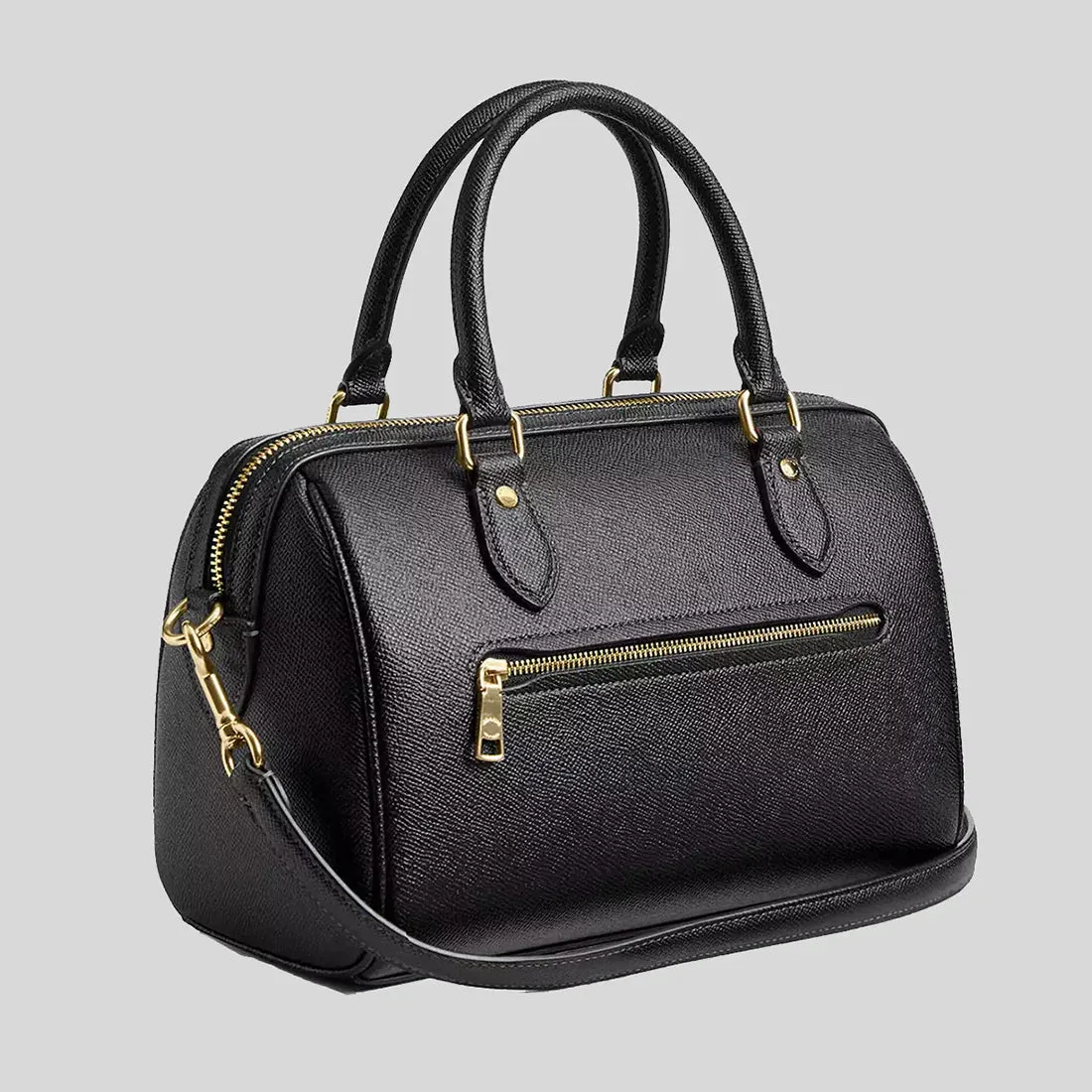 COACH Rowan Satchel Bag Black RS-CV403