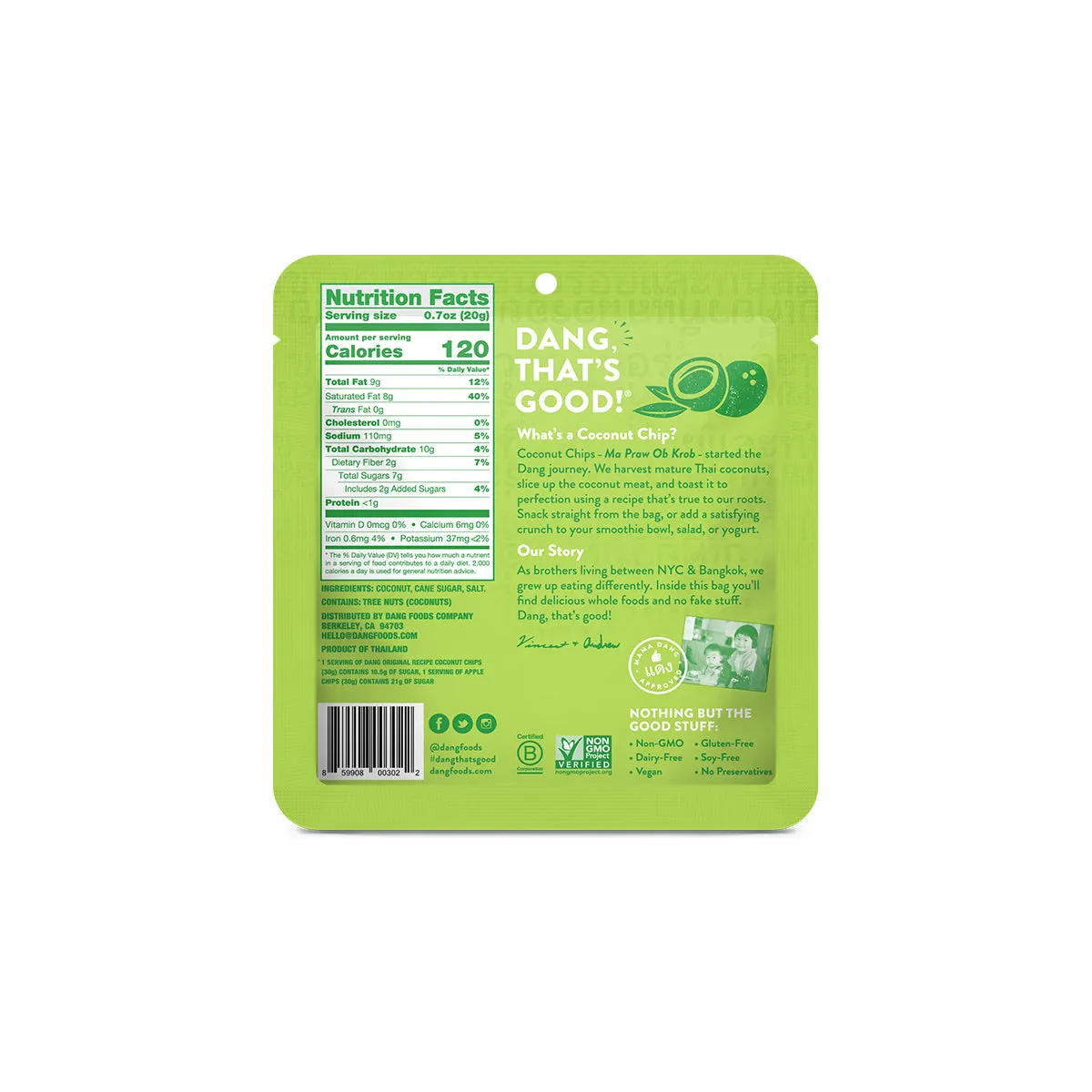 Coconut Chip   Thai Rice Chip Variety Pack 24 Count (0.7oz Single Serve Bags)
