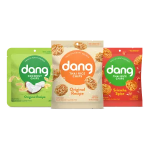 Coconut Chip   Thai Rice Chip Variety Pack 24 Count (0.7oz Single Serve Bags)