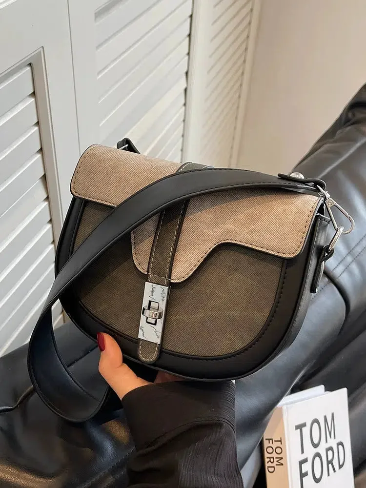 Compact Flap Crossbody Bag
