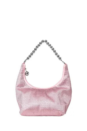 Crystalized Pyramid Pouch Pink