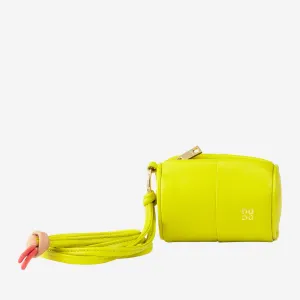 Custodia Porta Auricolari Dudu Bags Tropea in Pelle Lime