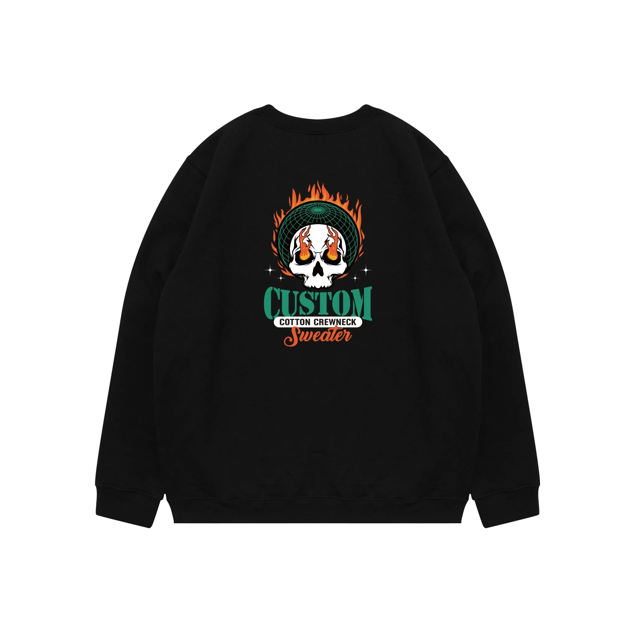 Custom Cotton Crewneck Sweater