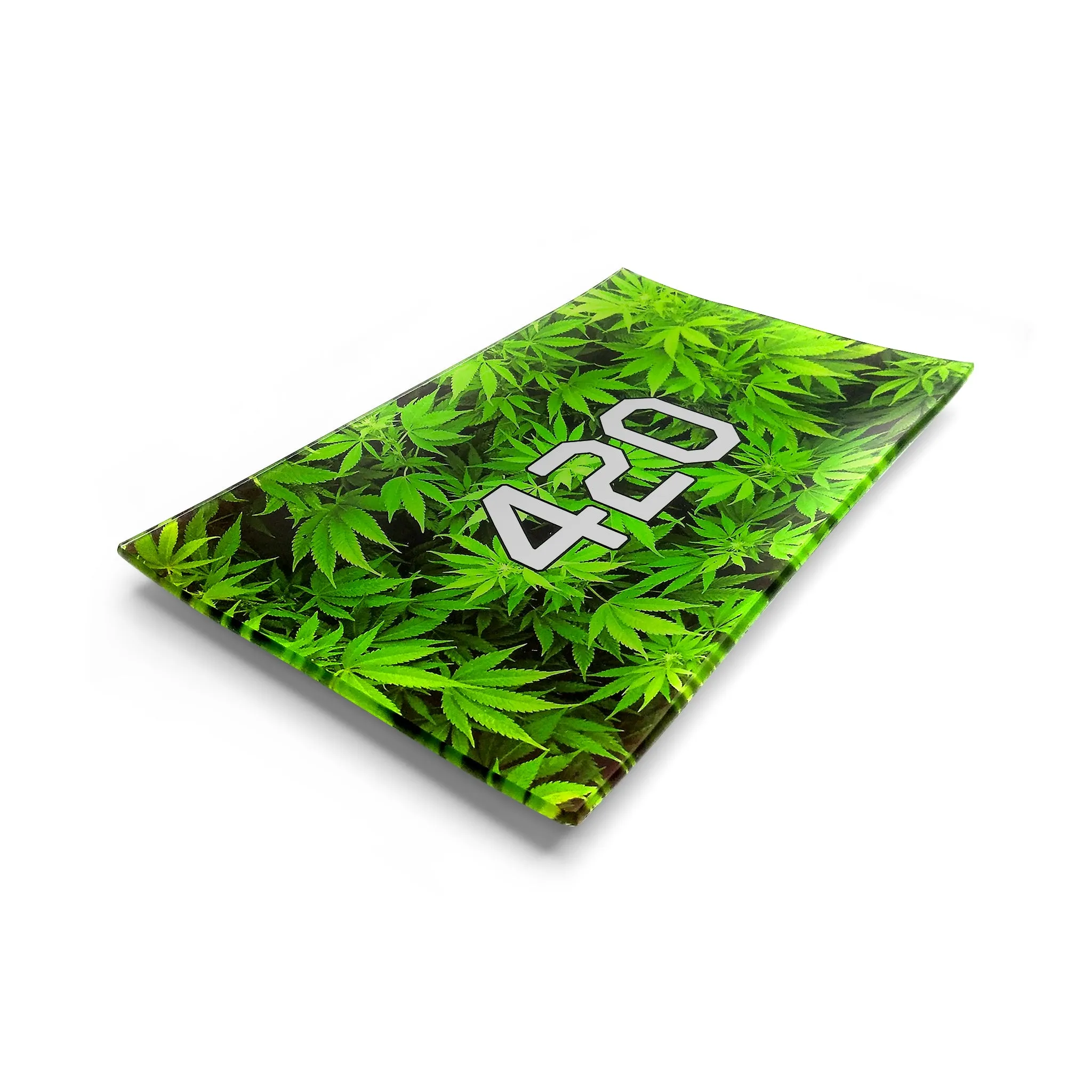 Custom Glass Rolling Tray Full Printing
