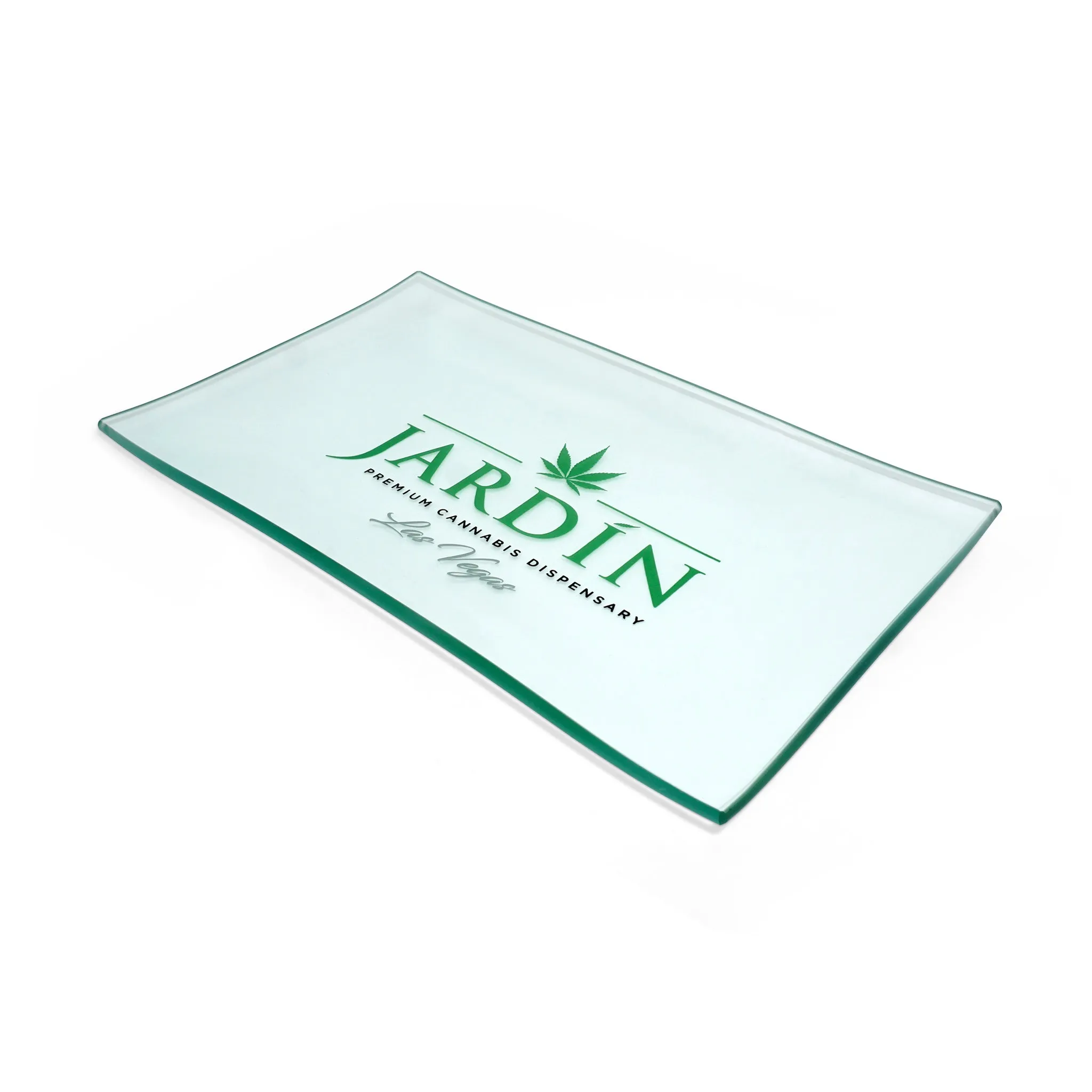 Custom Glass Rolling Tray Logo UV Printing