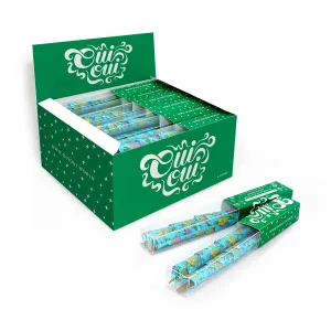 Custom Pre Rolled Cones Printing on Papers in Acetate Box Packaging (6CT)