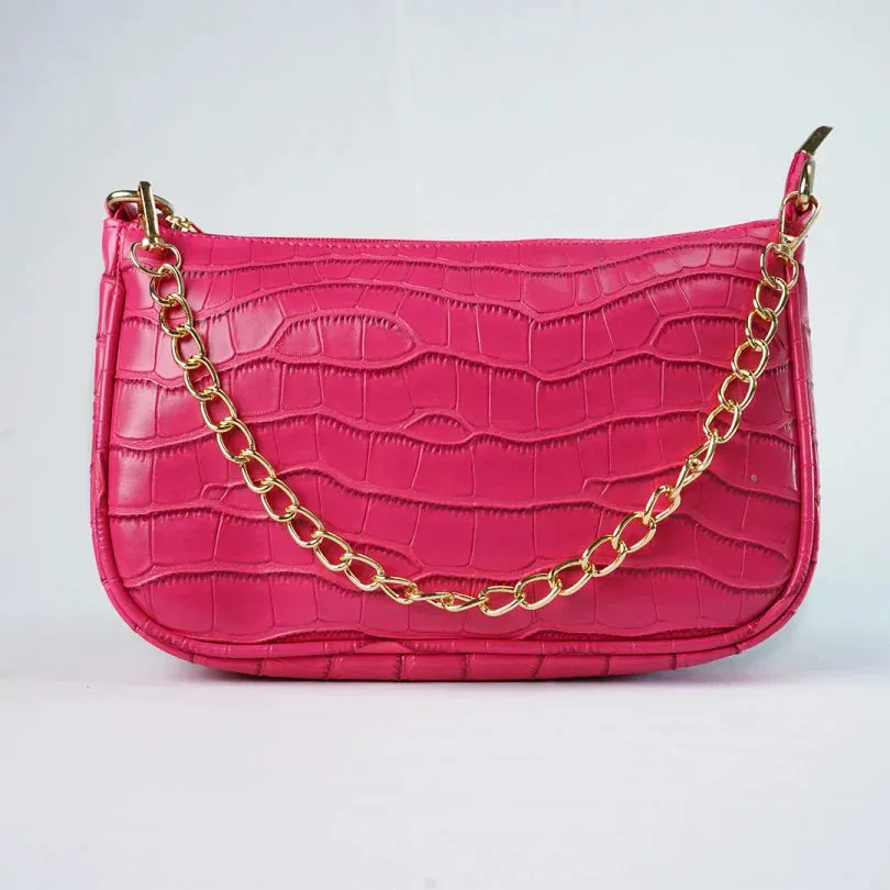 Customized Trending New Chained Sling bag - Black