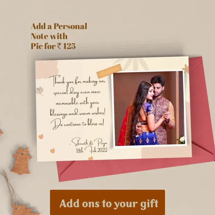 Customized Women's Gift Combo 2 Pcs - Wine