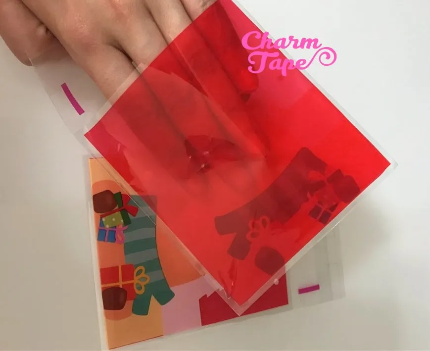 Cute Rudolf reindeer Gift Bags Cello Self-adhesive Cookie bag - Favors Party bags 20/50 bags CB66