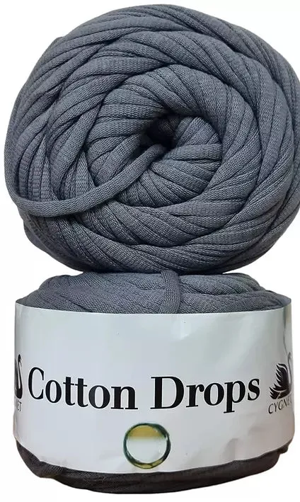 Cygnet  Yarn Tubular Chunky - Cotton Drops Thunder Grey