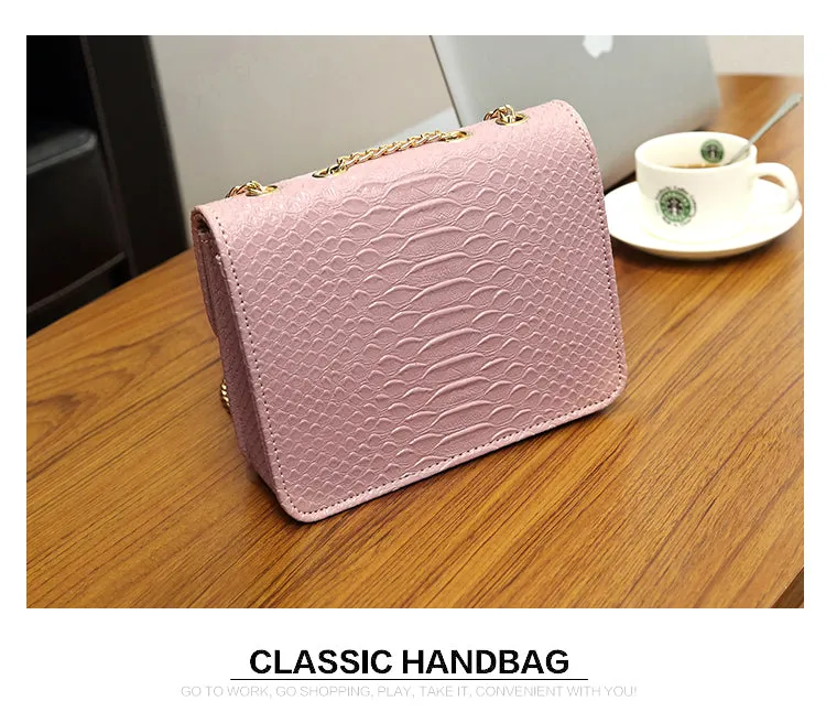 Dawn Clutch Crocodile Leather Handbag
