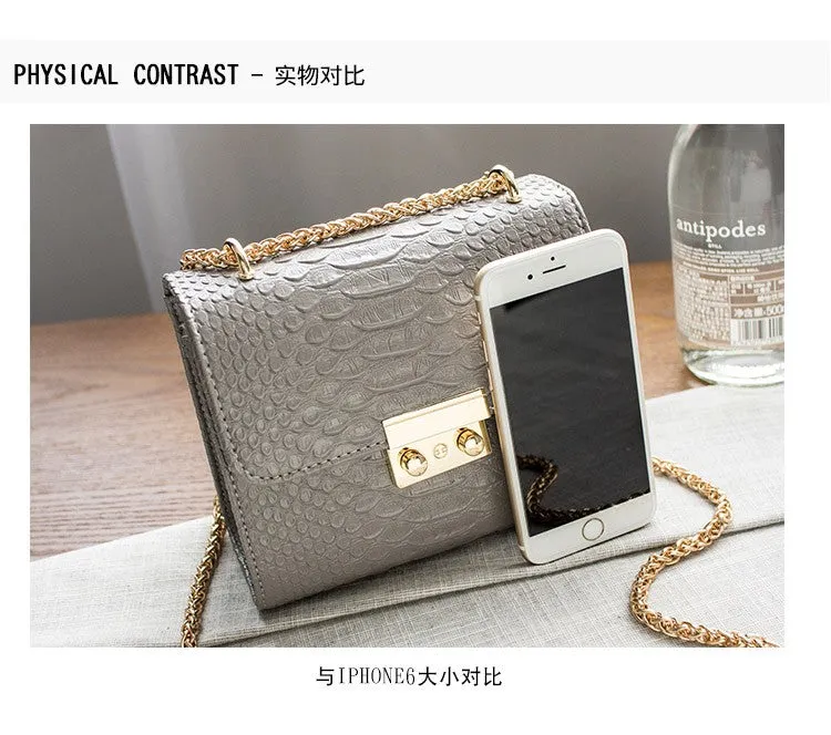 Dawn Clutch Crocodile Leather Handbag