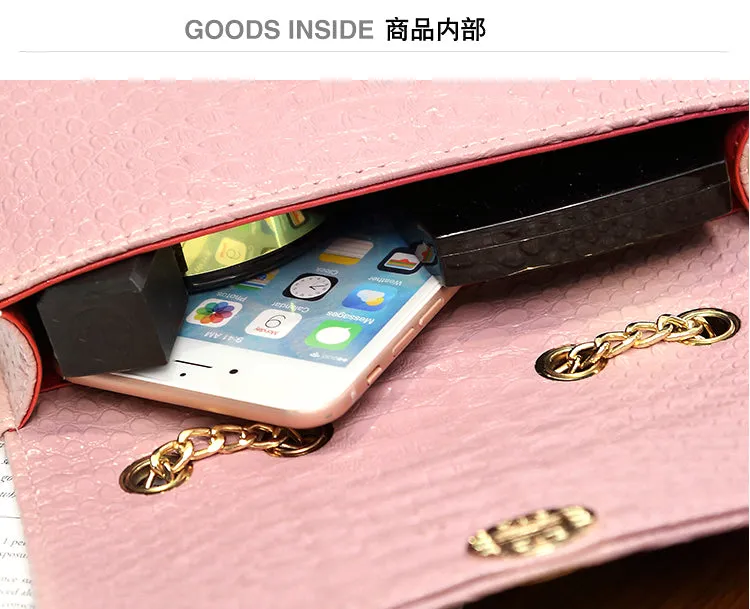 Dawn Clutch Crocodile Leather Handbag