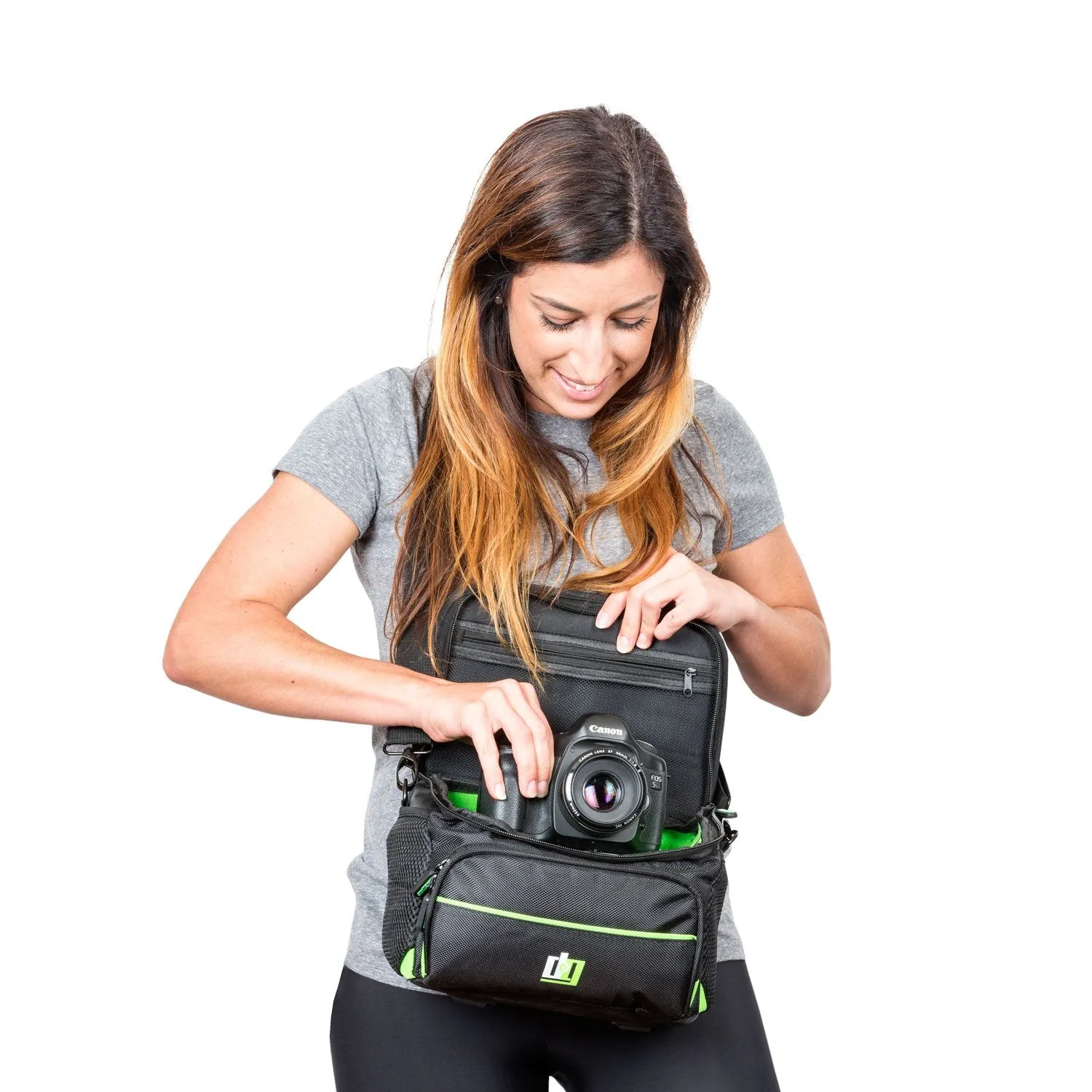 Deco Photo Camera Bag for DSLR and Mirrorless Cameras (Medium)