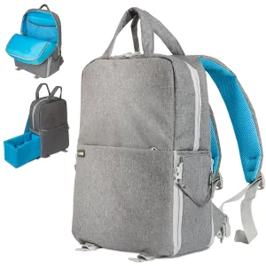Deco Photo Photo and Video Backpack for Mirrorless and DSLR Cameras and Drones (Grey)