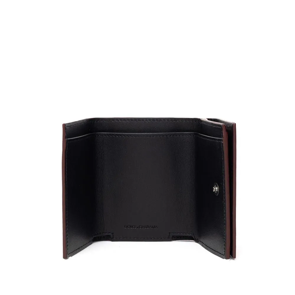 Dolce & Gabbana Red Calfskin Wallet