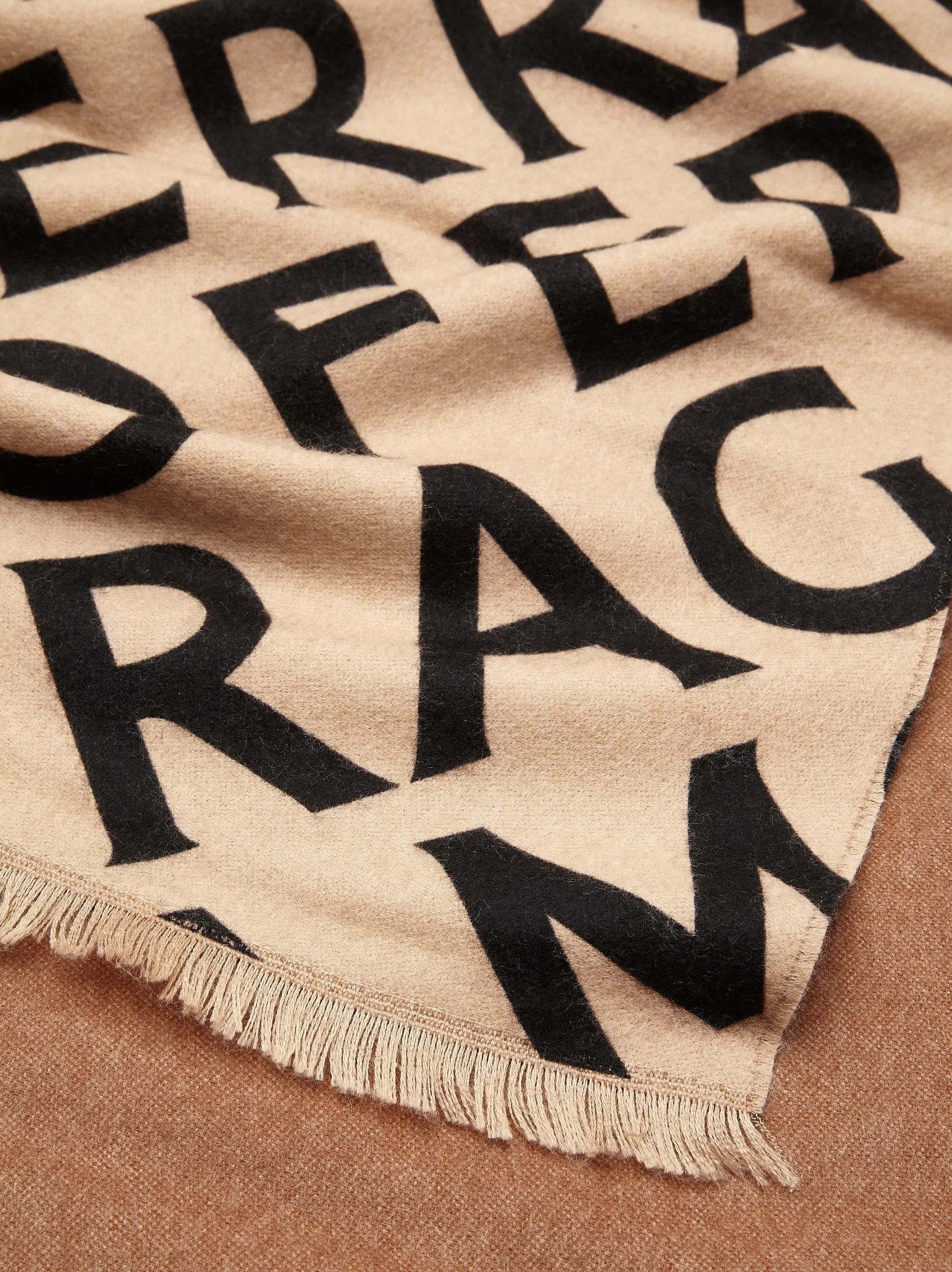 Double Scarf With Lettering