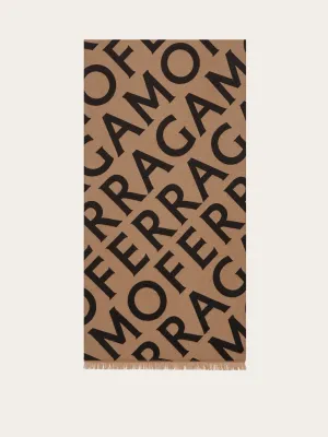 Double Scarf With Lettering