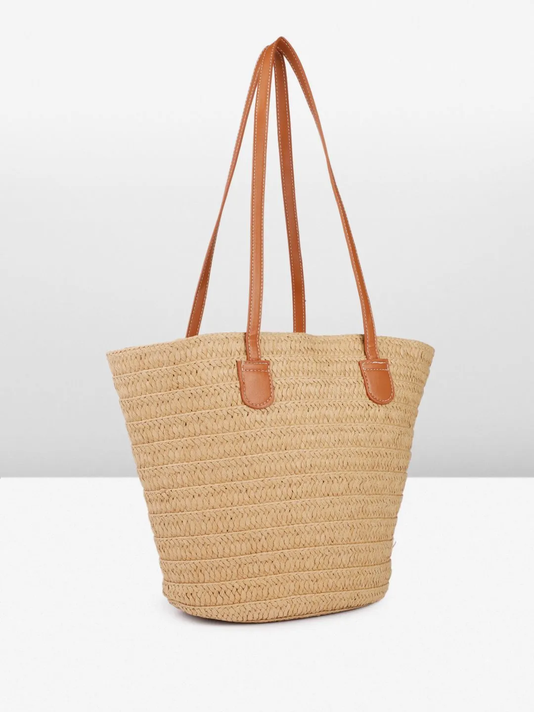 DressBerry Textured Structured Shoulder Bag