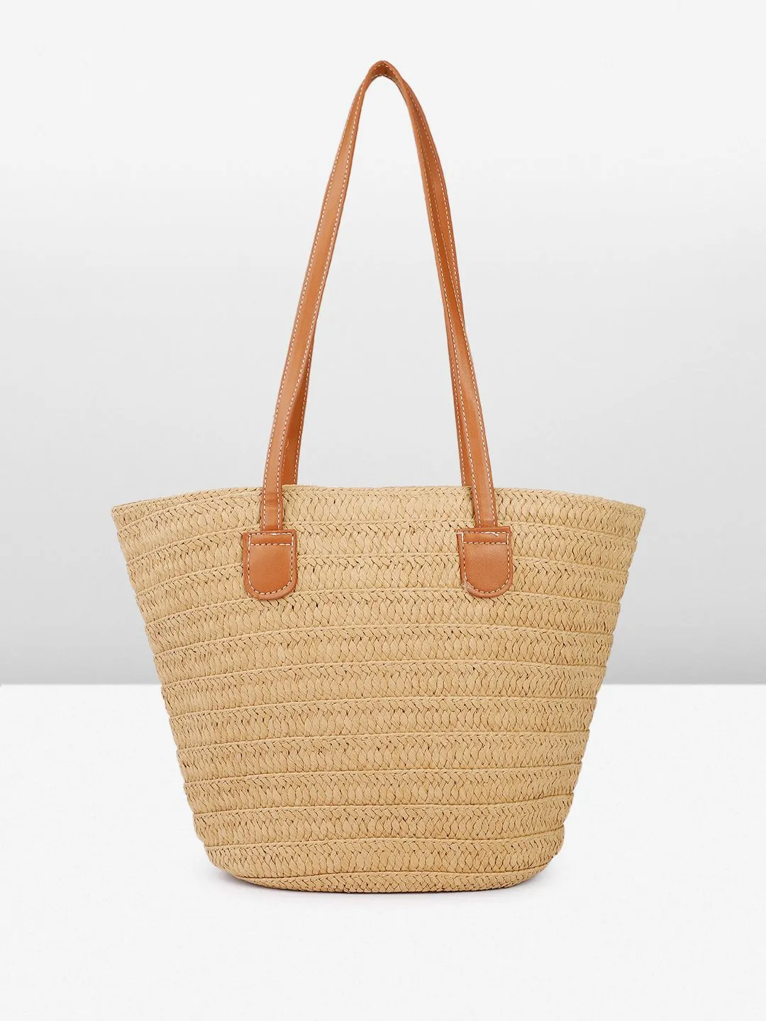 DressBerry Textured Structured Shoulder Bag