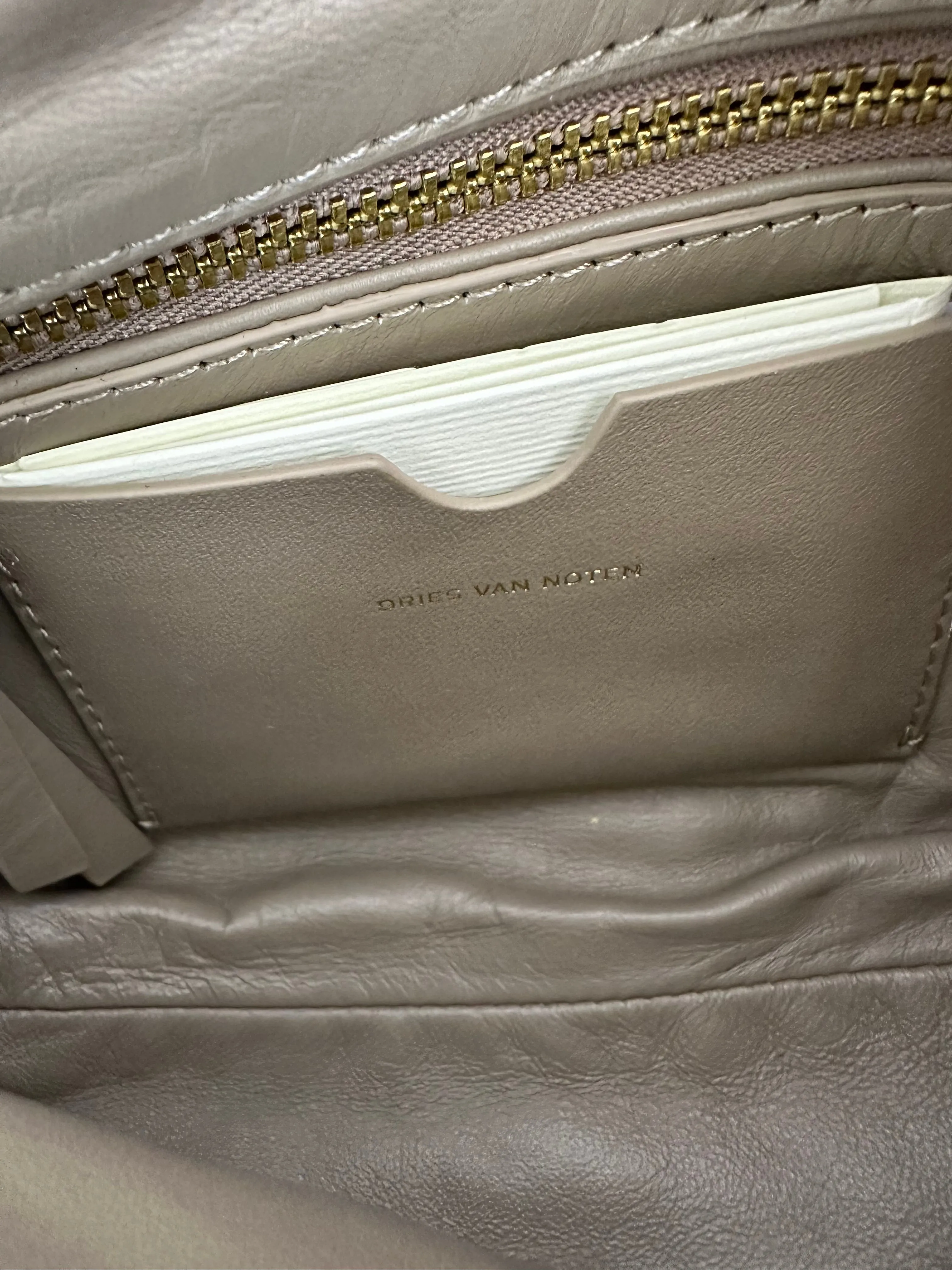 Dries Van Noten Damask Embellished Bag