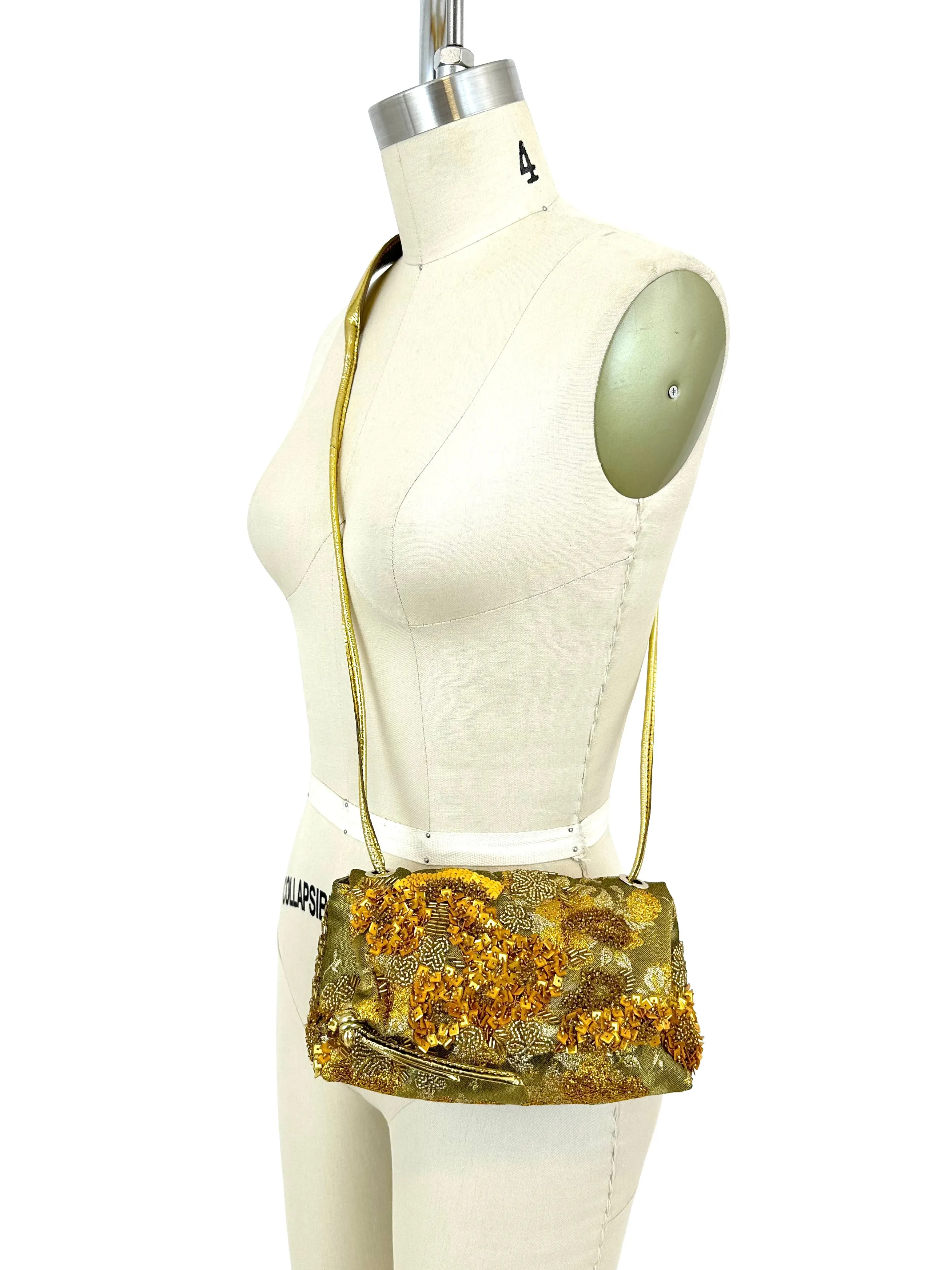 Dries Van Noten Damask Embellished Bag