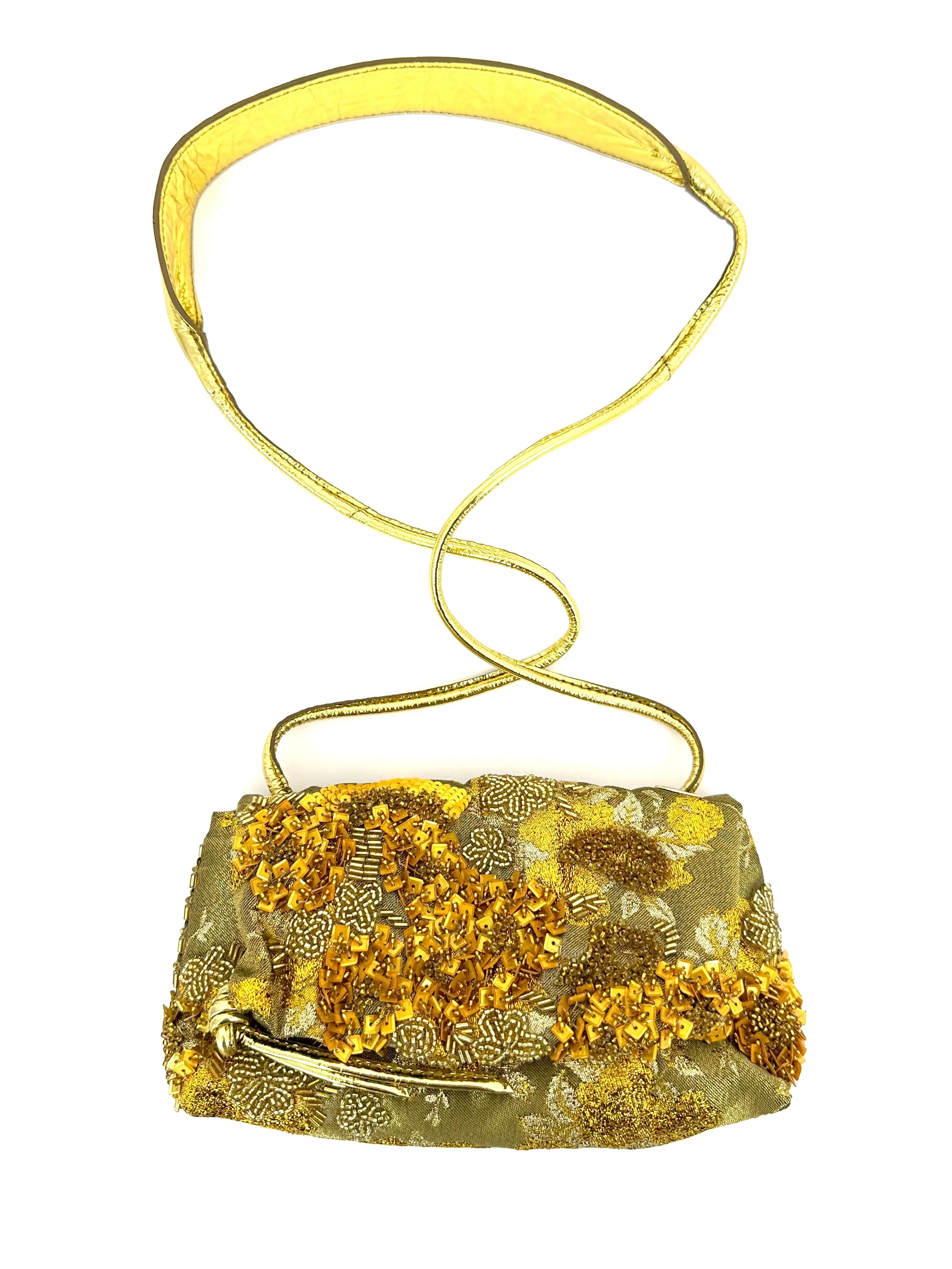 Dries Van Noten Damask Embellished Bag
