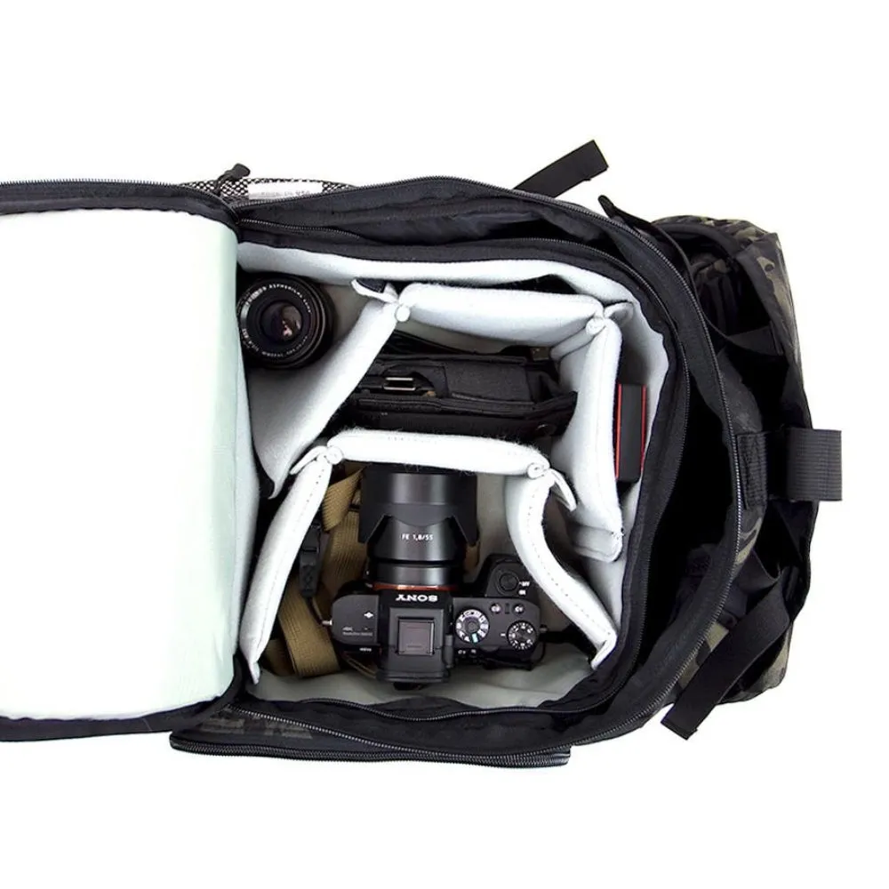 DSPTCH Camera Ruckpack | Black Camo