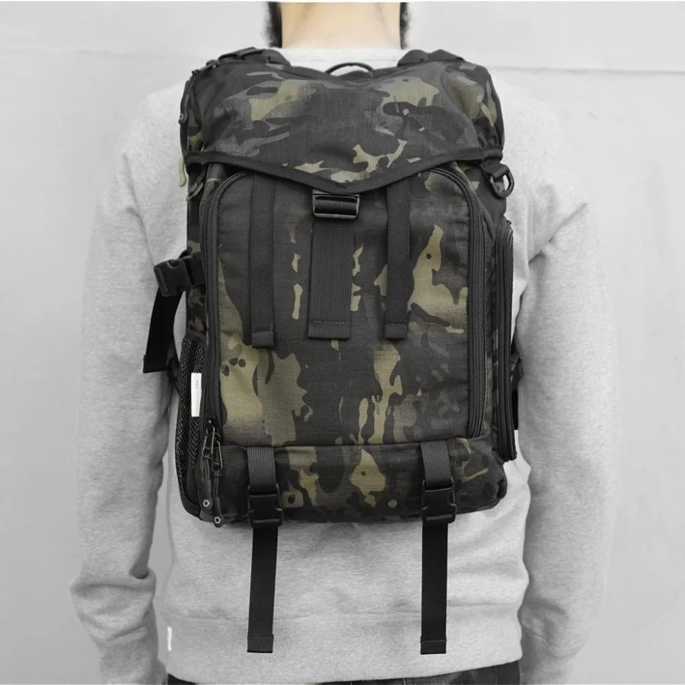 DSPTCH Camera Ruckpack | Black Camo