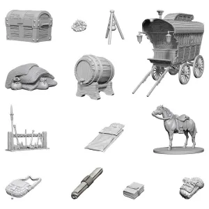 Dungeons & Dragons Nolzurs Marvelous Unpainted Minis: Adventurer's Campsite