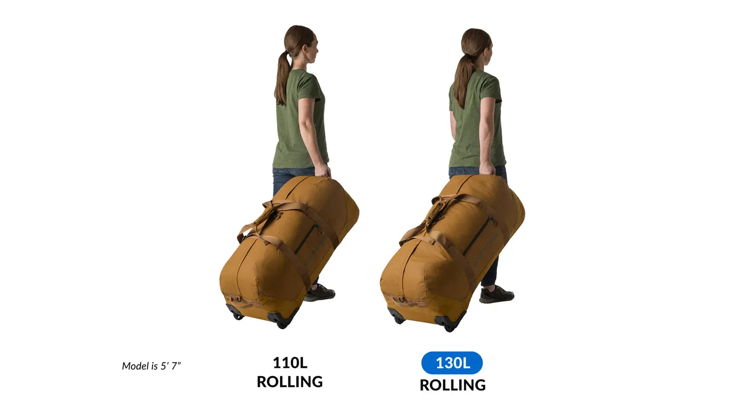Eagle Creek No Matter What Rolling Duffel - 130L - Atlantic Blue