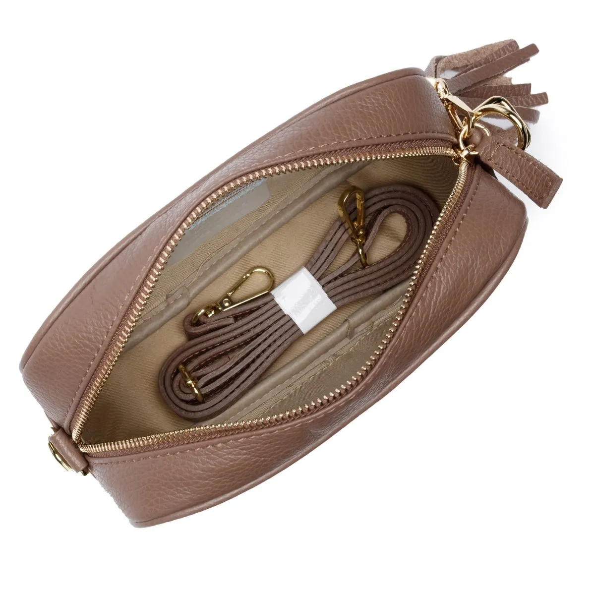 Elie Beaumont Taupe Crossbody