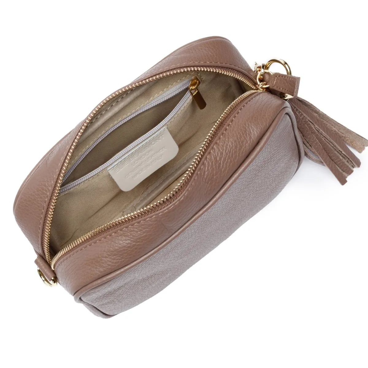 Elie Beaumont Taupe Crossbody