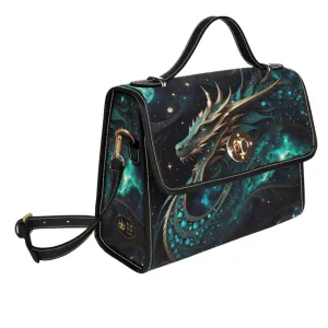 Emerald Green Dragon Purse, Cross Body Purse, Vegan