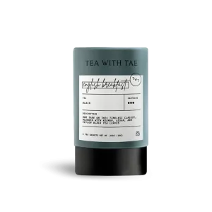 English Breakfast Mini Tea Tube (5 tea bags)