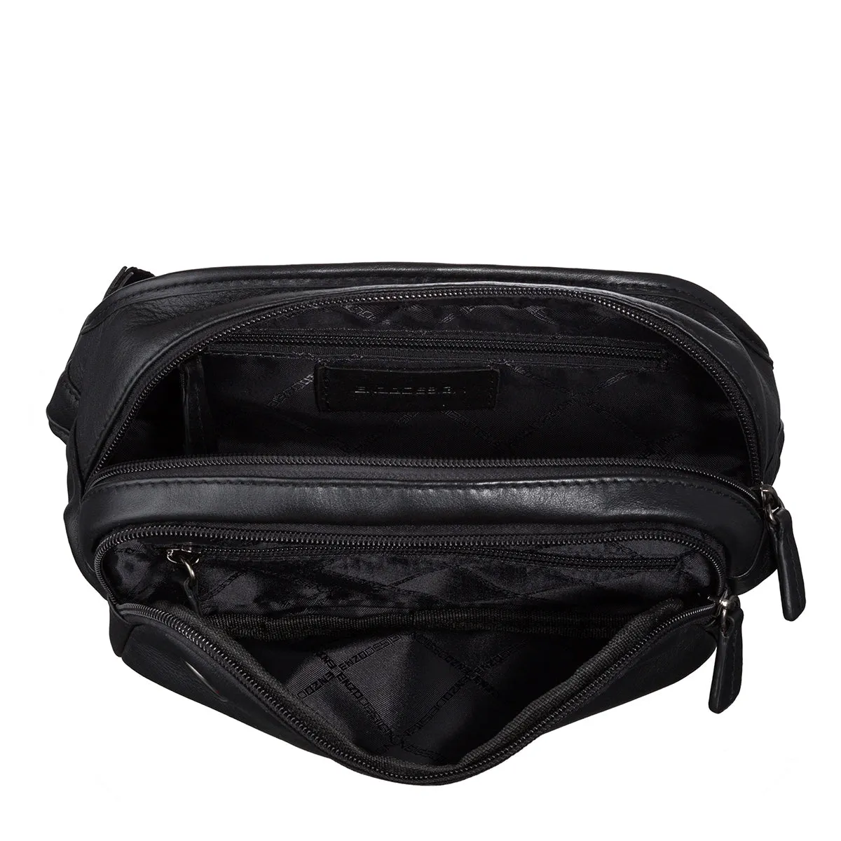 EnzoDesign Cowhide Leather Waist Bag
