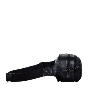 EnzoDesign Cowhide Leather Waist Bag