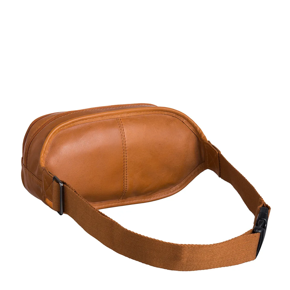EnzoDesign Cowhide Leather Waist Bag