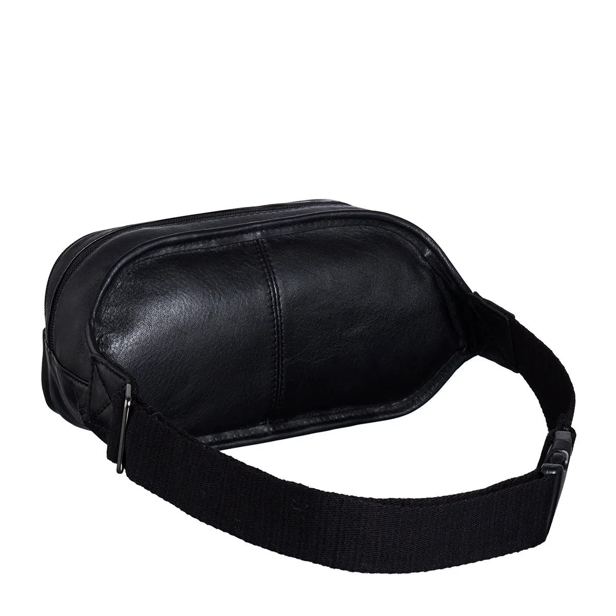 EnzoDesign Cowhide Leather Waist Bag