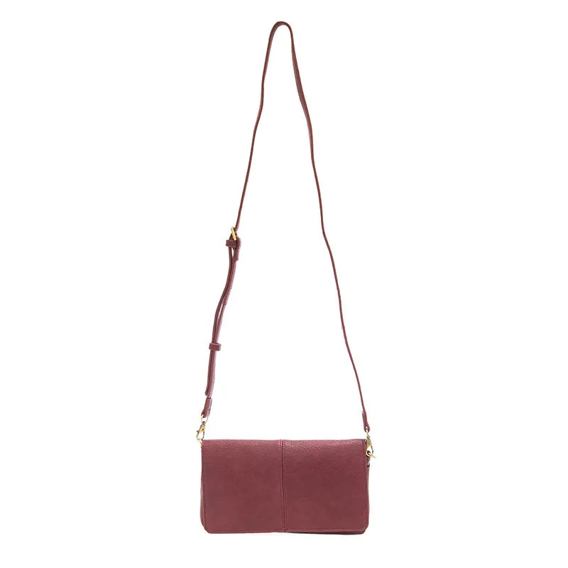 Everly Organizer Flap Crossbody in Bosenberry