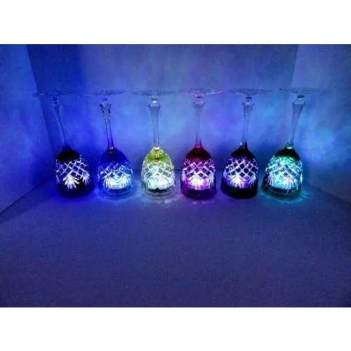 Faberge  Odessa  Crystal  Glasses  set of 6