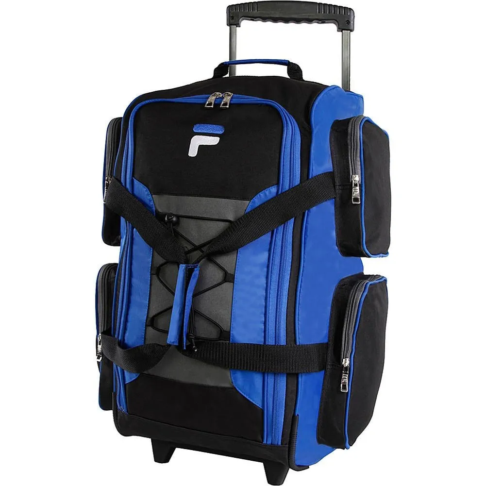 famous 22" lightweight carry on rolling duffel bag 4 colors