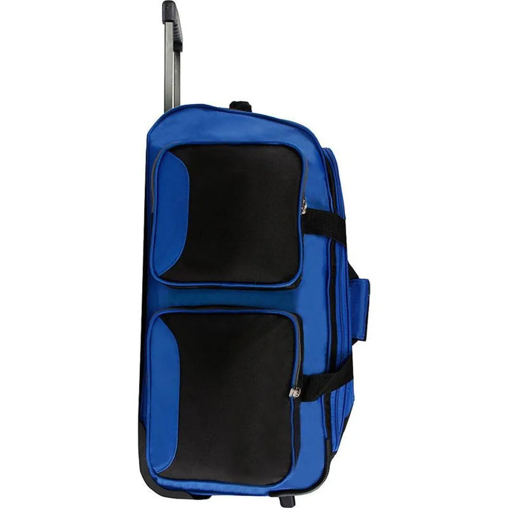 famous 22" lightweight carry on rolling duffel bag 4 colors