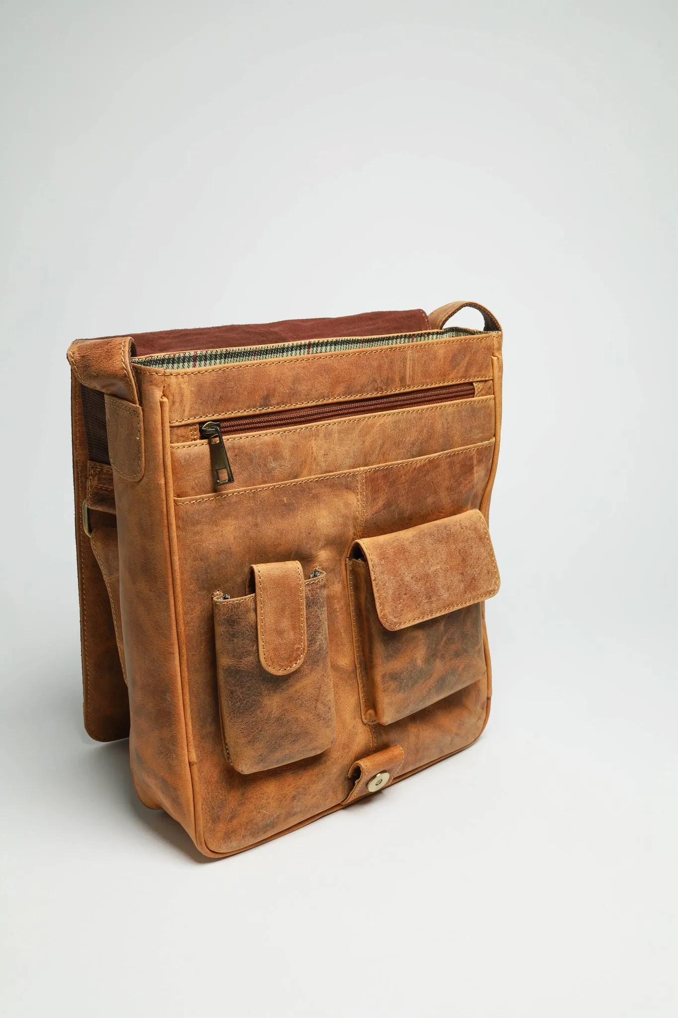 FB BAGS 846 Schultertasche Braun