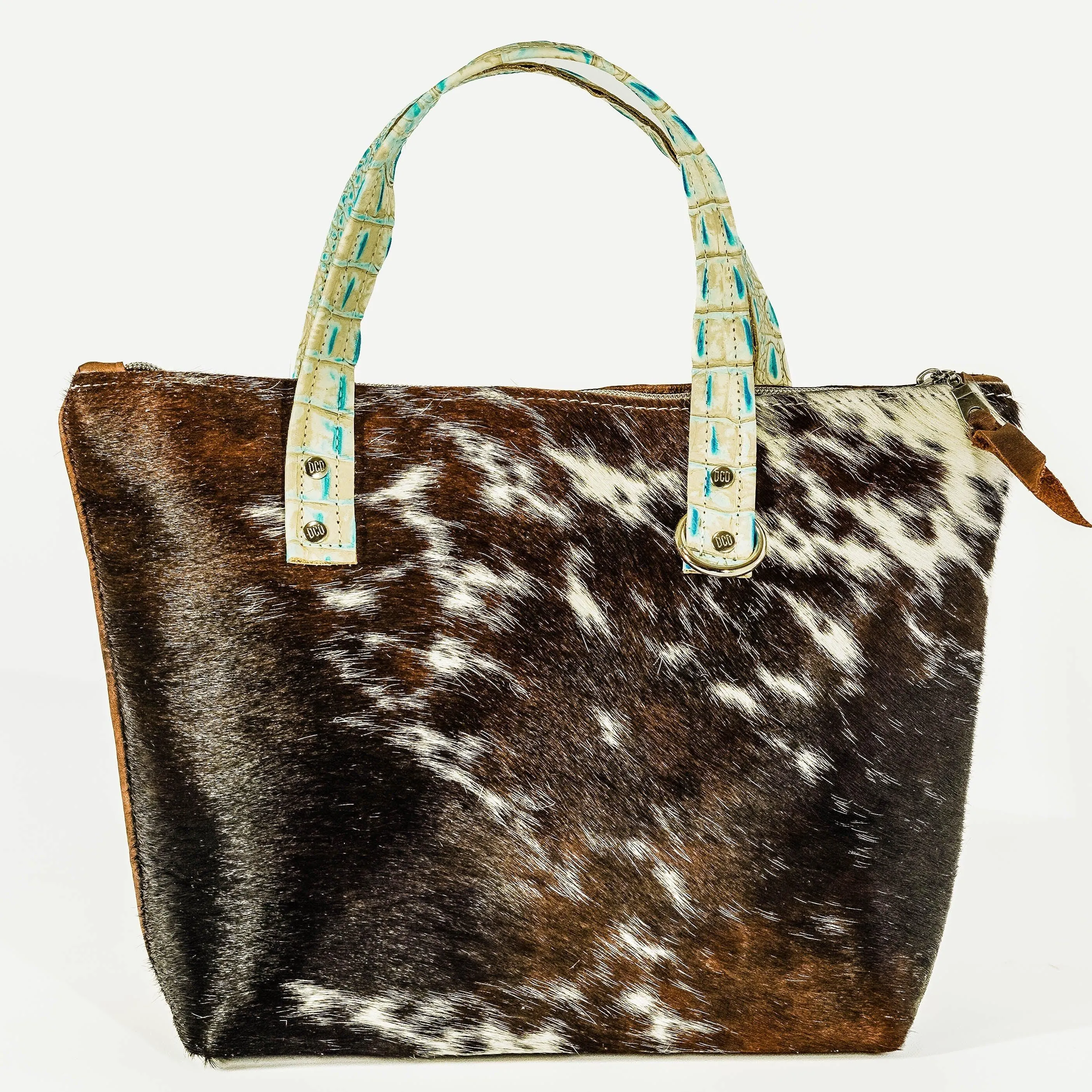 Feed Bag - Dark Longhorn w/ Caribbean Croc