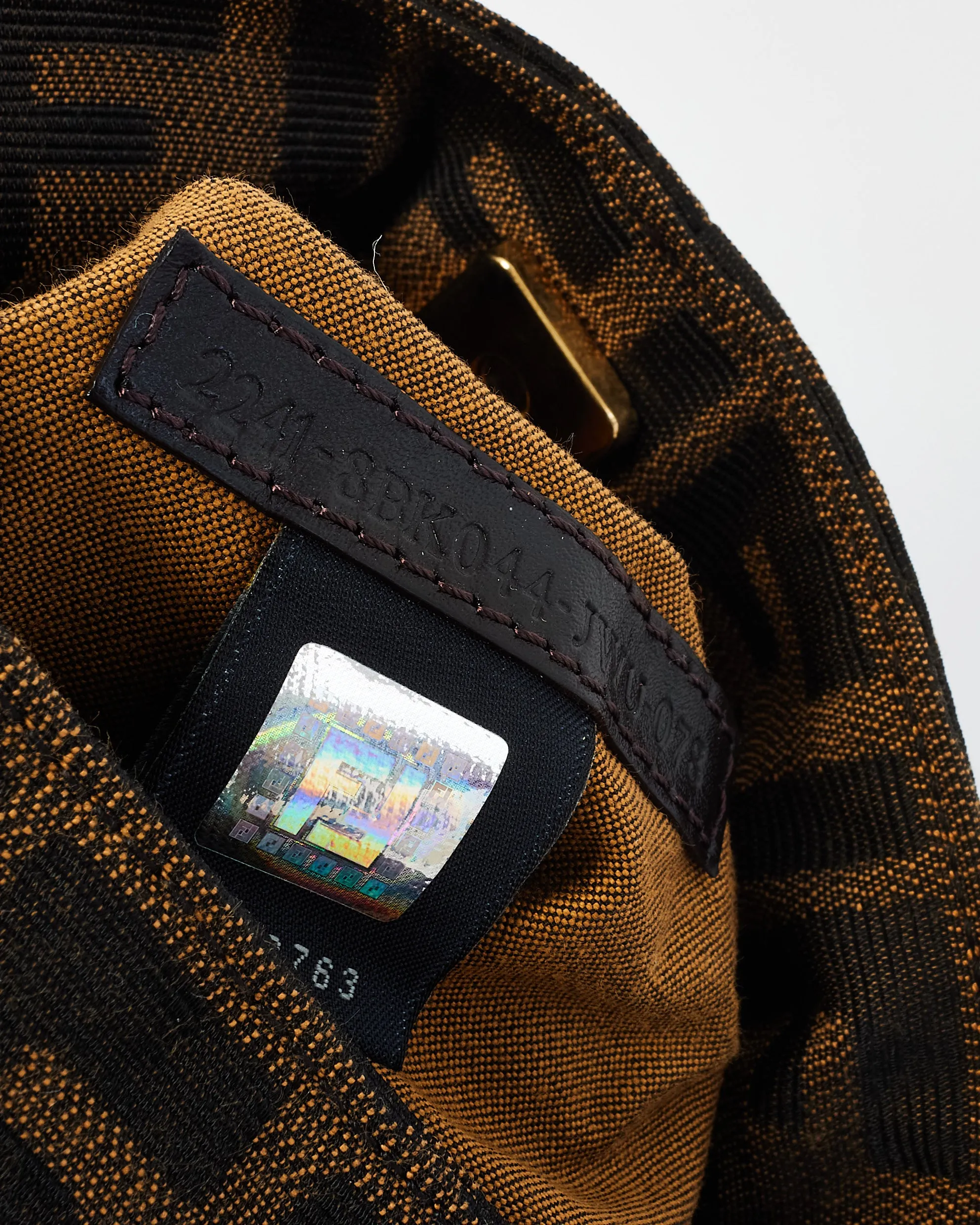 Fendi Zucca Print Canvas Mini Chef Bag