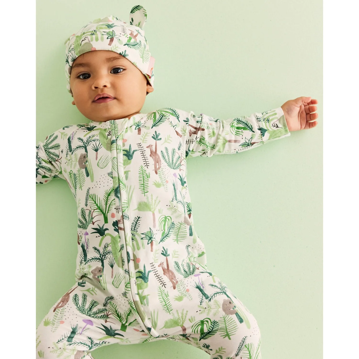 Fern Gully Long Sleeve Romper